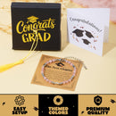 2026 Pink Graduation Bracelet with Greeting Card and Gift Box for Women, Graduation Gifts