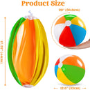 JOYIN 20" Inflatable Beach Balls (2-Pack)