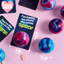 JOYIN 24 PCS Valentines Cards with Galaxy PU Stress Balls for Valentine Party Favor