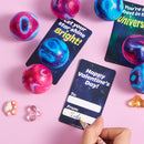 JOYIN 24 PCS Valentines Cards with Galaxy PU Stress Balls for Valentine Party Favor