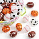 JOYIN 24 Pcs 2.3" Assorted Sports Balls Plastic Easter Eggs