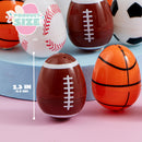 JOYIN 24 Pcs 2.3" Assorted Sports Balls Plastic Easter Eggs