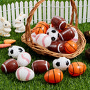JOYIN 24 Pcs 2.3" Assorted Sports Balls Plastic Easter Eggs