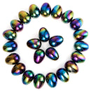 JOYIN 24 Pcs 2.3 Inch Metallic Plastic Easter Eggs