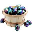 JOYIN 24 Pcs 2.3 Inch Metallic Plastic Easter Eggs
