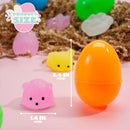 JOYIN 24 Pcs Easter Prefilled Eggs with Mochi Squishy Toys