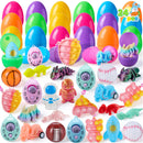 JOYIN 24 Pcs Prefilled Easter Eggs with Assorted Toys