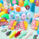 JOYIN 24 Pcs Prefilled Easter Eggs with Assorted Toys