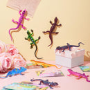 JOYIN 24 Pcs Valentine's Day Gift Cards with Color Changing Lizard Toys