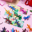 JOYIN 24 Pcs Valentine's Day Gift Cards with Color Changing Lizard Toys