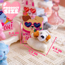 JOYIN 24 Pcs Valentine's Day Plush Toys with Boxes