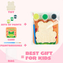 JOYIN 24 Pcs Valentines Day 2.95" Painting Animal Wooden Fridge Magnet Cards