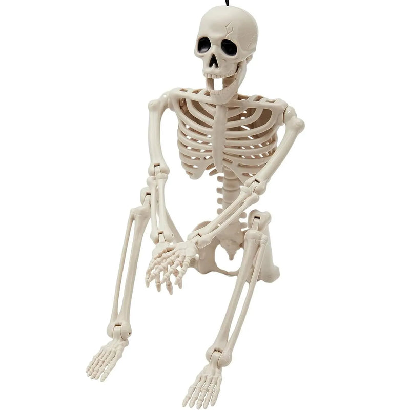 JOYIN 24in Halloween Skeleton Pose-N-Stay Full Body Plastic Bone