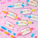 JOYIN 28 PCS Valentine's Day Stress Relief Pop Bubble Fidget Toys with Heart Pop Fidget Bracelets