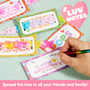 JOYIN 28 PCS Valentine's Day Stress Relief Pop Bubble Fidget Toys with Heart Pop Fidget Bracelets