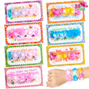 JOYIN 28 PCS Valentine's Day Stress Relief Pop Bubble Fidget Toys with Heart Pop Fidget Bracelets