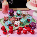 JOYIN 28 Packs Valentine Heart Stress Balls Smile Face Squishy Toys with Valentine Themed Gift Box