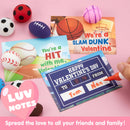 JOYIN 28 Packs Valentines Day Kawaii Sports Ball Mochi Relief Fidget Toy for Kids