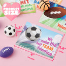 JOYIN 28 Packs Valentines Day Kawaii Sports Ball Mochi Relief Fidget Toy for Kids