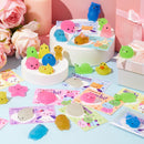 JOYIN 28 Packs Valentines Day Party Cute Mochi Squishy Toy with Valentines Day Cards for Kids