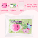 JOYIN 28 Packs Valentines Day Party Cute Mochi Squishy Toy with Valentines Day Cards for Kids