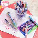JOYIN 28Pcs Valentines Multicolor Pen with Cards