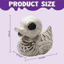 JOYIN 2 PCS 4.5inHalloween Duck Skeleton Plastic Bones