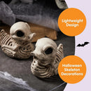 JOYIN 2 PCS 4.5inHalloween Duck Skeleton Plastic Bones