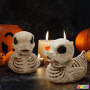 JOYIN 2 PCS 4.5inHalloween Duck Skeleton Plastic Bones