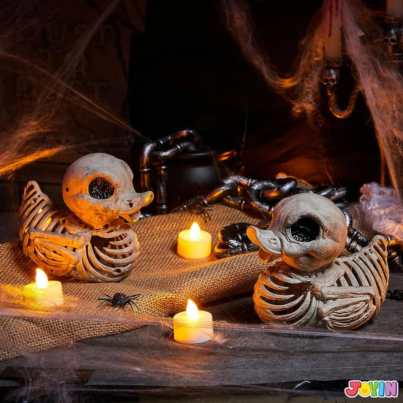 XIPEGPA 8 PCS Mini Skeleton Figurines Small Halloween