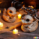 JOYIN 2 PCS 4.5inHalloween Duck Skeleton Plastic Bones