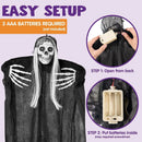 JOYIN 2 Pcs Halloween Hanging Grim Reaper Decorations