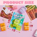 JOYIN 30 PCS Valentines Animals Erasers and Clean Up Roller for Party Favor Gifts