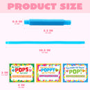 JOYIN 30 Pack Valentines Pop Tubes Fidget Toys for Kids