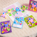 JOYIN 30 Packs Valentine's Day Pastel Robot Fidget Spinners with Cards