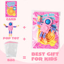 JOYIN 30 Packs Valentine's Day Pastel Robot Fidget Spinners with Cards