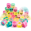 JOYIN 30 Pcs Mini Rainbow Coil Spring Fidget Toys