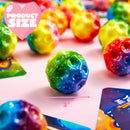 JOYIN 30 Pcs Valentine's Day Super High Bouncy Balls with Valentine Cards