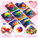 JOYIN 30 Pcs Valentine's Day Super High Bouncy Balls with Valentine Cards