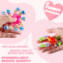 JOYIN 30Pcs Valentine's Fidget Spinners with Gift Cards - Kids Stress Relief Toys