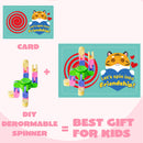 JOYIN 30Pcs Valentine's Fidget Spinners with Gift Cards - Kids Stress Relief Toys