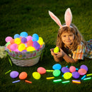 JOYIN 35 Pcs Easter Eggs with Mini Glow Sticks