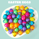 JOYIN 36PCS 2.3" Fillable Printed Plastic Eggs