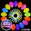 JOYIN 36 Pcs Easter Eggs with Mini Glow Sticks