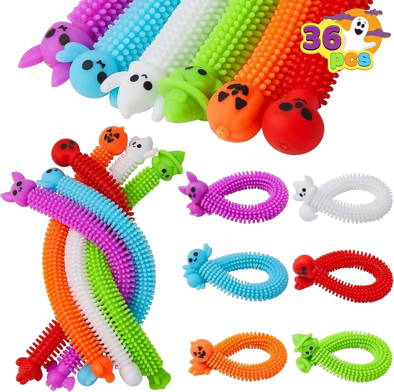 36Pcs Halloween Stretchy Strings Fidget Elastic Sensory Stress Relief Toys