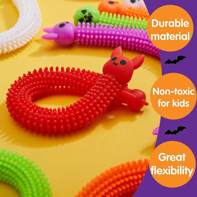 36Pcs Halloween Stretchy Strings Fidget Elastic Sensory Stress Relief Toys