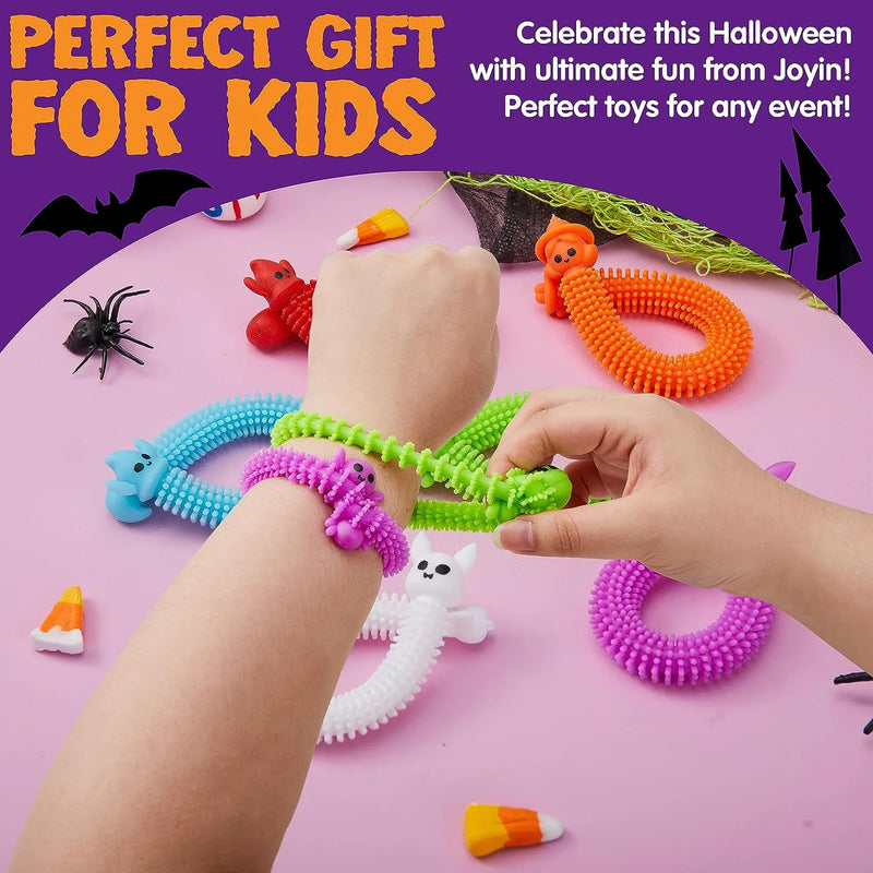 36Pcs Halloween Stretchy Strings Fidget Elastic Sensory Stress Relief Toys