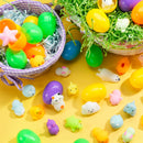 JOYIN 48 Pcs Easter Prefilled Eggs with Mochi Squishy Toys