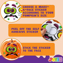 JOYIN 48Pcs Halloween Pumpkin Decoration Stickers For Halloween Parties, School Activities