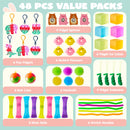 JOYIN 48 Pcs Prefilled Easter Eggs with Assorted Toys
